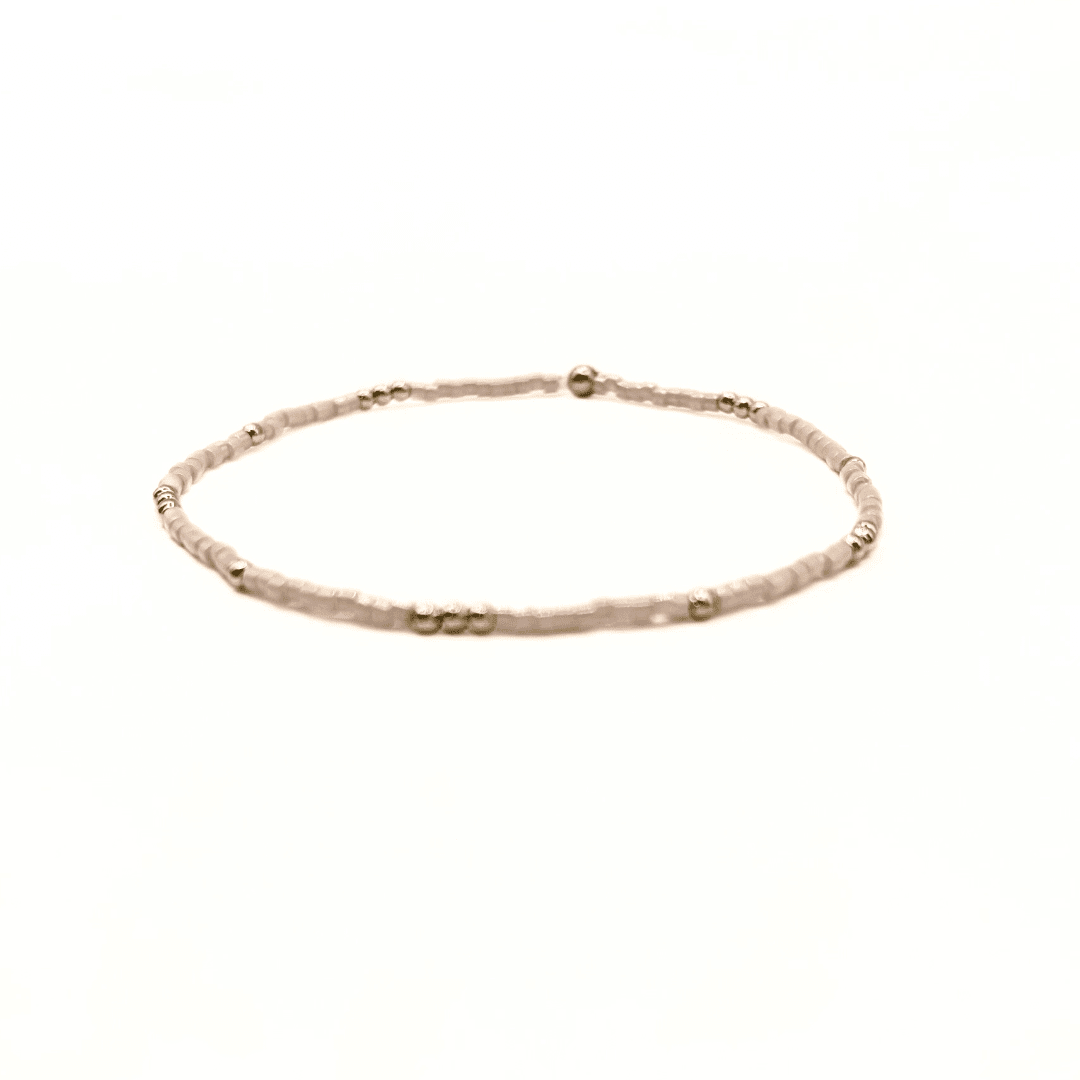 Erin Gray | 3mm Gold Filled Karma waterproof bracelet 6.5