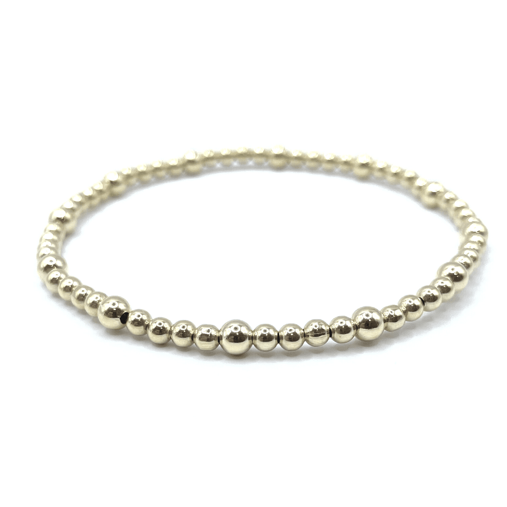 14k Gold Filled Bead Necklace (4mm)