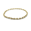 erin gray:3mm Color Crush Harbor Gold Filled Waterproof Bracelet 6.5"-7",Gold / 6.5"