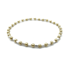 erin gray:3mm Color Crush Harbor Gold Filled Waterproof Bracelet 6.5"-7",Silver White / 6.5"