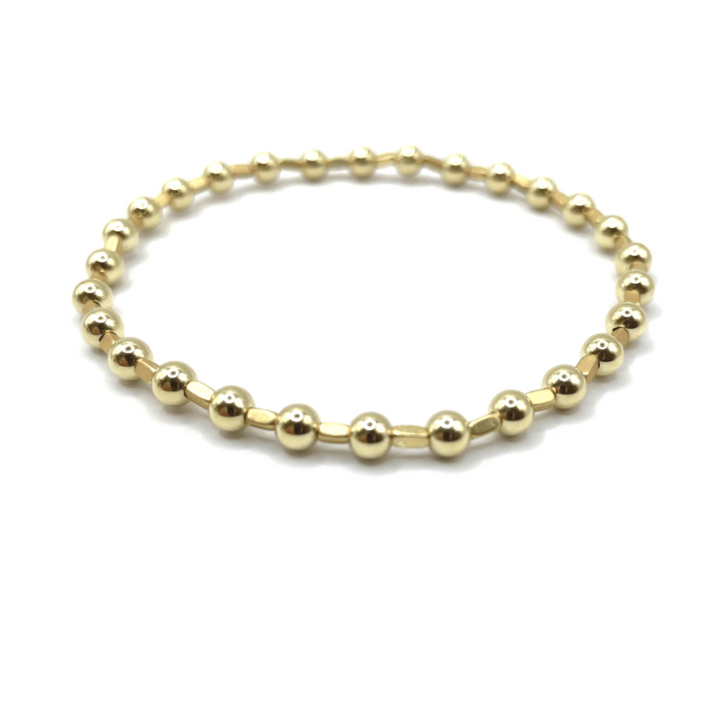 erin gray:4mm Color Crush Harbor Gold Filled Waterproof Bracelet 6.5"-7",GOLD / 6.5"