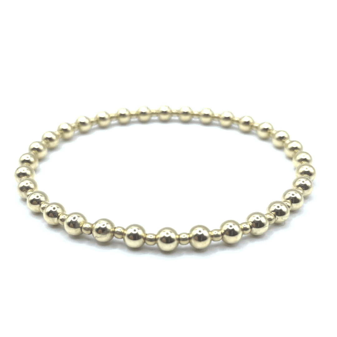 Classic Oval All Gold Bracelet By Erin Gray main image 1