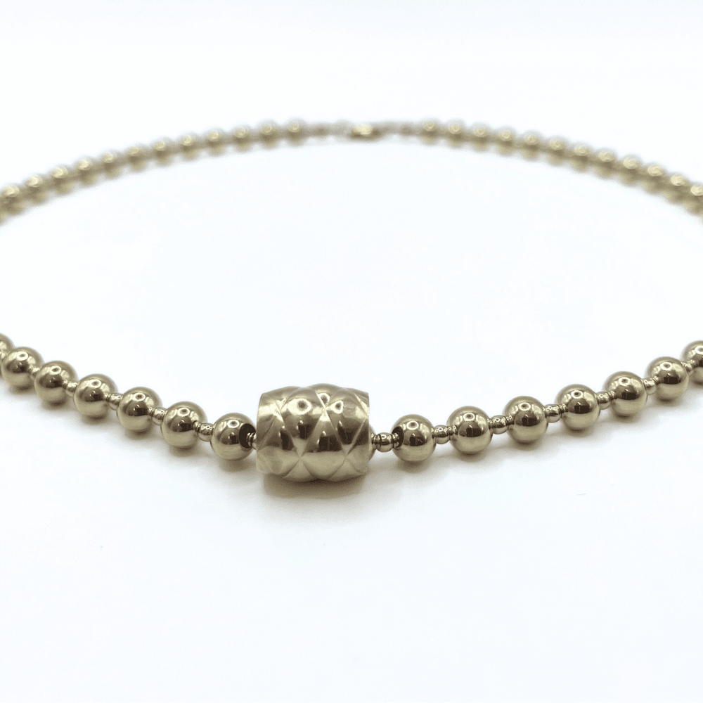 
                      
                        erin gray:5mm+2mm 14k Gold-Filled Waterproof Dimension Barrel Necklace
                      
                    