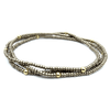 erin gray:BOHO Bracelet Stack in Bronze + Gold Filled