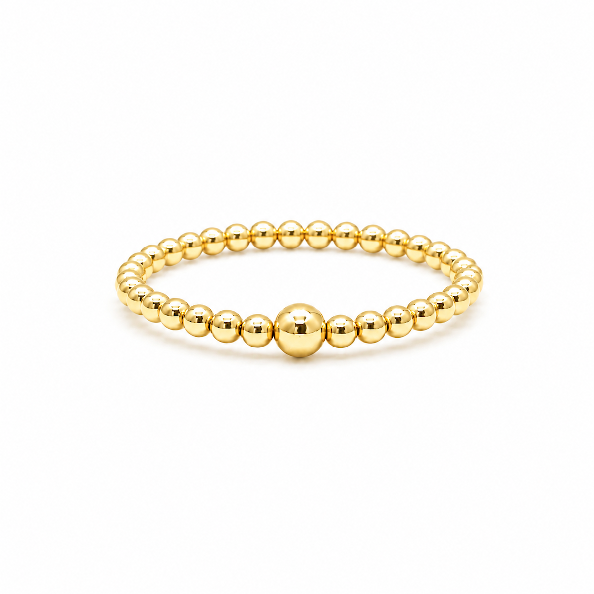 2mm Gold Filled Waterproof Stretch Ring erin gray