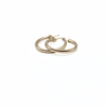 erin gray:Paris 14K Gold-Filled Post Hoop Earrings - Waterproof,20mm