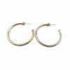 erin gray:Paris 14K Gold-Filled Post Hoop Earrings - Waterproof,34mm