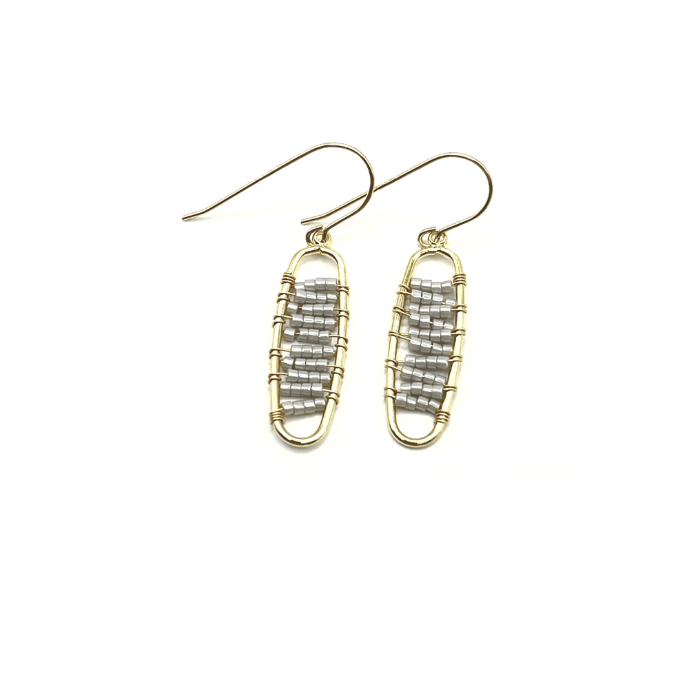 erin gray:Starlight Dangler - Gold Filled in Light Gray