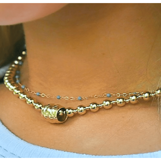 
                      
                        erin gray:The Dotsy Necklace - 14k Gold-Filled & Epoxy - Waterproof!
                      
                    