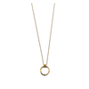 erin gray:14k Gold-Filled 16" Baby Bliss Necklace with Circle of Friends Charm- Waterproof!