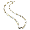 erin gray:14k Gold-Filled Paperclip Extra Large Links Necklace - 16.5" Waterproof!