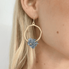 erin gray:Bloom Gold Hoop Earring