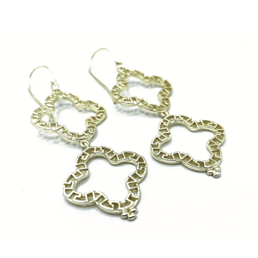 erin gray:Cabo Double Clover Earring