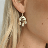 erin gray:Cabo Dream Pyrite Earring