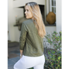 erin gray:Celia Perfect Length Tee in Olive - Long Sleeve