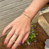 erin gray:3mm Color Crush Newport GRAY BLUE & Gold Waterproof Bracelet 6.5"-7"-7.25"