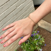 erin gray:3mm Color Crush Harbor Gold Filled Waterproof Bracelet 6.5"-7"