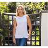 erin gray:Essential CYA Tank in White