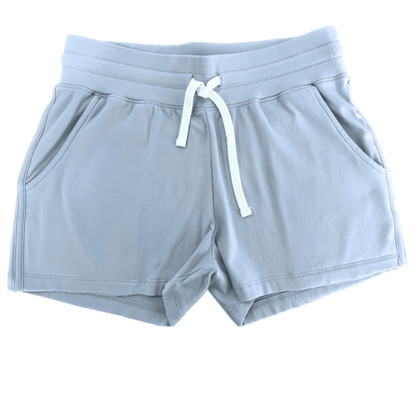 erin gray:French Terry Shorts in Arctic Blue,XS