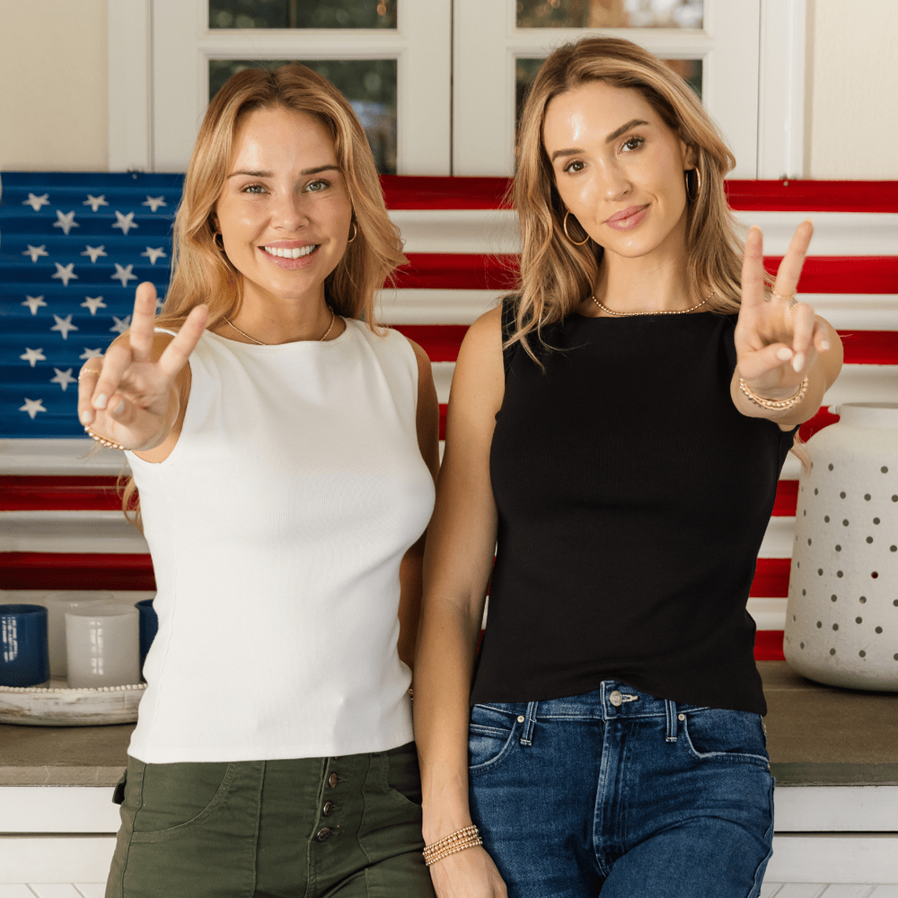 
                      
                        erin gray:Havana Ribbed Sleeveless Top in Ivory
                      
                    