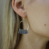 erin gray:Luna Earring - Dark Gray