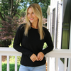 erin gray:The Classic Tee in Black - Long Sleeve,XS
