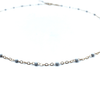 erin gray:The Dotsy Necklace - 14k Gold-Filled & Epoxy - Waterproof!,Medium Gray - 3