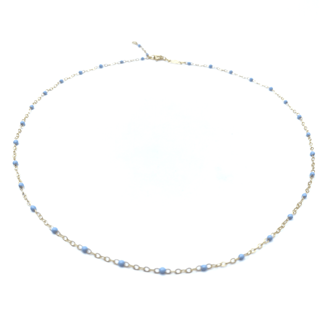 erin gray:The Dotsy Necklace - 14k Gold-Filled & Epoxy - Waterproof!