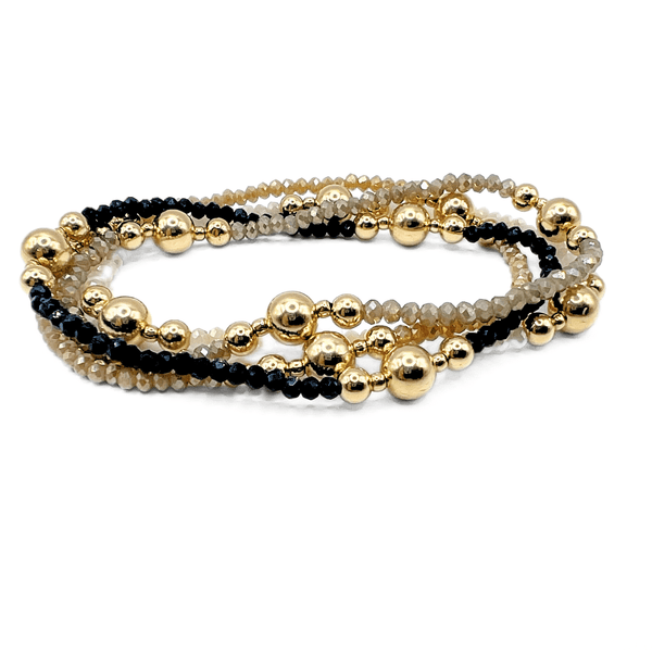 erin gray:The Nantucket Shimmer Collection 14k Gold- Filled Beaded Bracelets