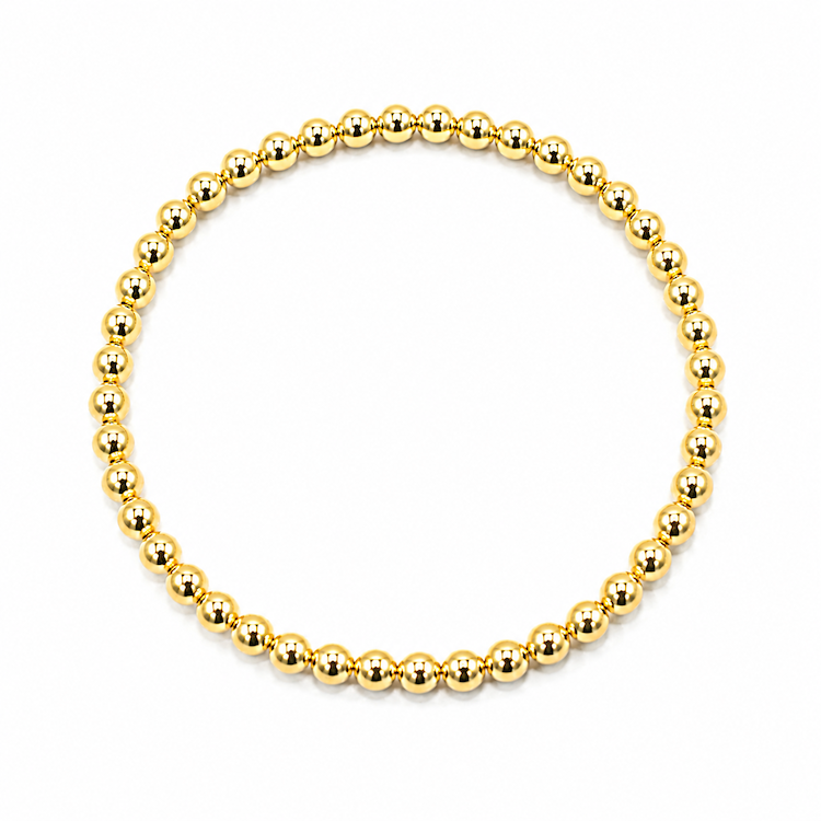 4mm 14k Gold Filled Karma waterproof bracelet erin gray