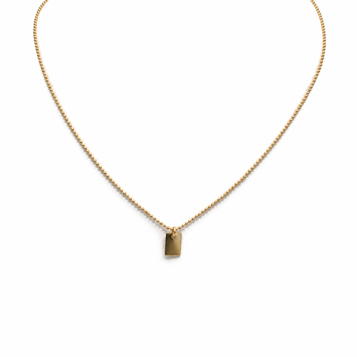 14k Gold filled 15" Baby Bliss Necklace with Spark Charm- Waterproof! erin gray