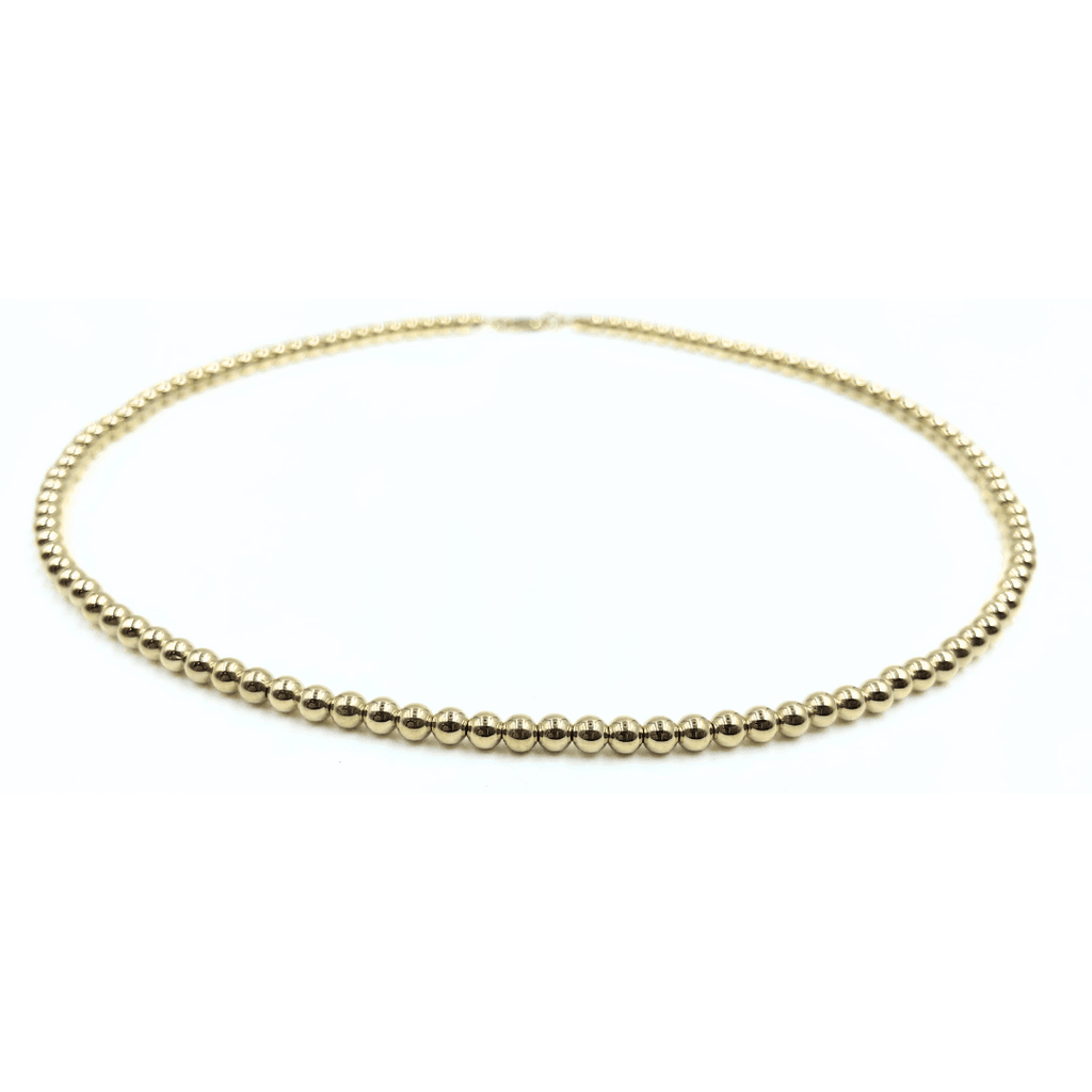 erin gray:4mm 14k Gold Filled Waterproof Necklace