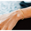 erin gray:3mm + 4mm 14k Gold Filled Karma Waterproof Bracelet