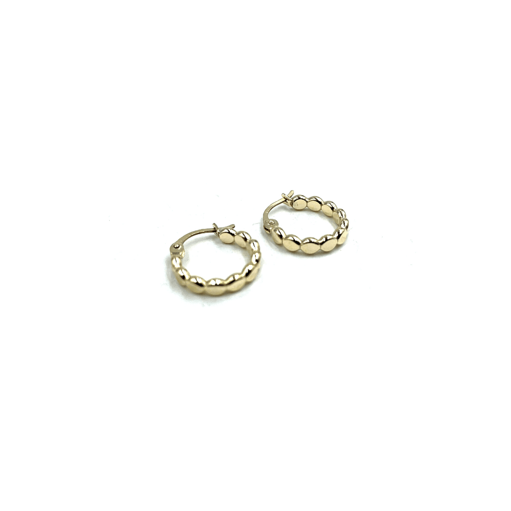 erin gray:Sunshine Hoop Earring - Gold Filled 10mm