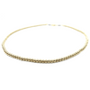 erin gray:3mm 14k Gold Filled Waterproof Necklace,15 inch