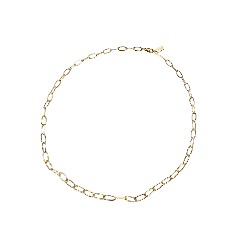 erin gray:14k Gold Filled Paperclip Large Links Necklace - 18"