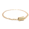 erin gray:Barrel on Double Gold Paperclip Necklace