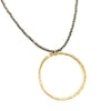 erin gray:Big Gold on Natural Pyrite Necklace
