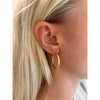 erin gray:Carmel Gold Filled 27mm Hoop Earring
