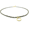 erin gray:Dainty Vibe on Pyrite Necklace