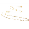 erin gray:Essential Layering Long 14k gold-filled Paperclip Necklace