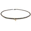 erin gray:Luxe Cross on Pyrite Necklace
