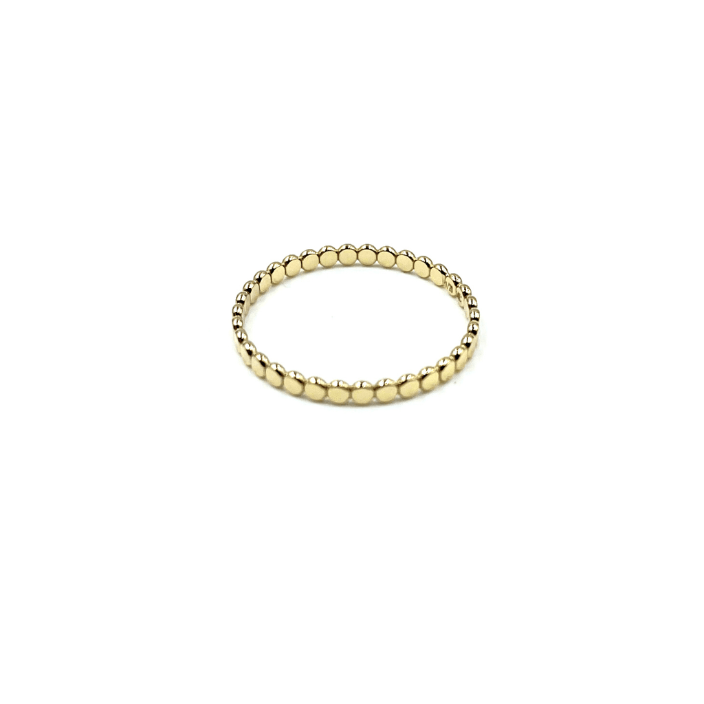 erin gray:Resort Collection Gold Flat Pebble Ring - Waterproof!,6