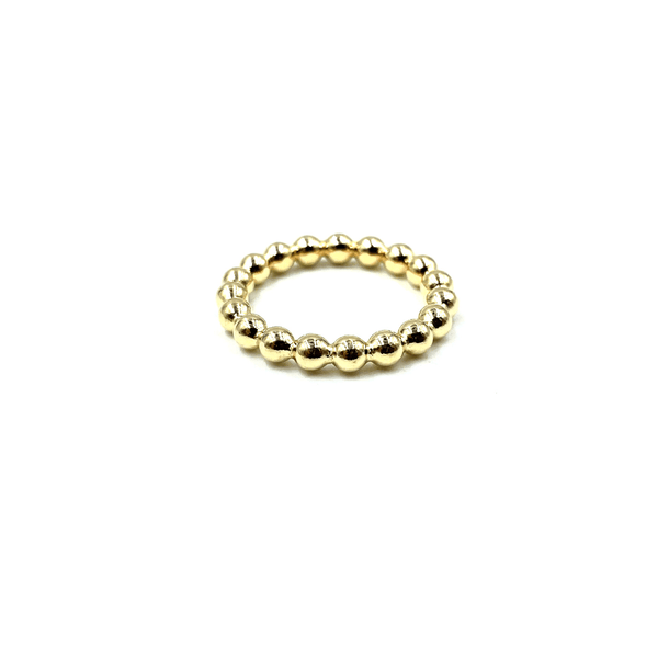 erin gray:Resort Collection Gold Large Round Stone Ring - Waterproof!,5