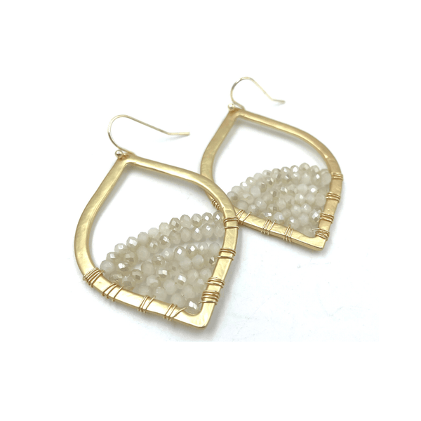 erin gray:Stargaze Earring in Pale Champagne