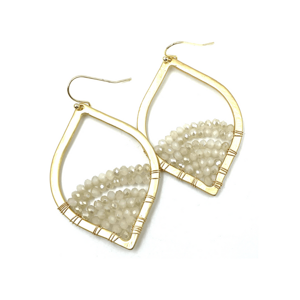 erin gray:Stargaze Earring in Pale Champagne